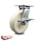 Service Caster 8 Inch Heavy Duty Nylon Caster with Roller Bearing and Brake SCC-35S820-NYR-SLB - alternate 3